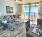 Living Area with BEAUTIFUL Gulf views